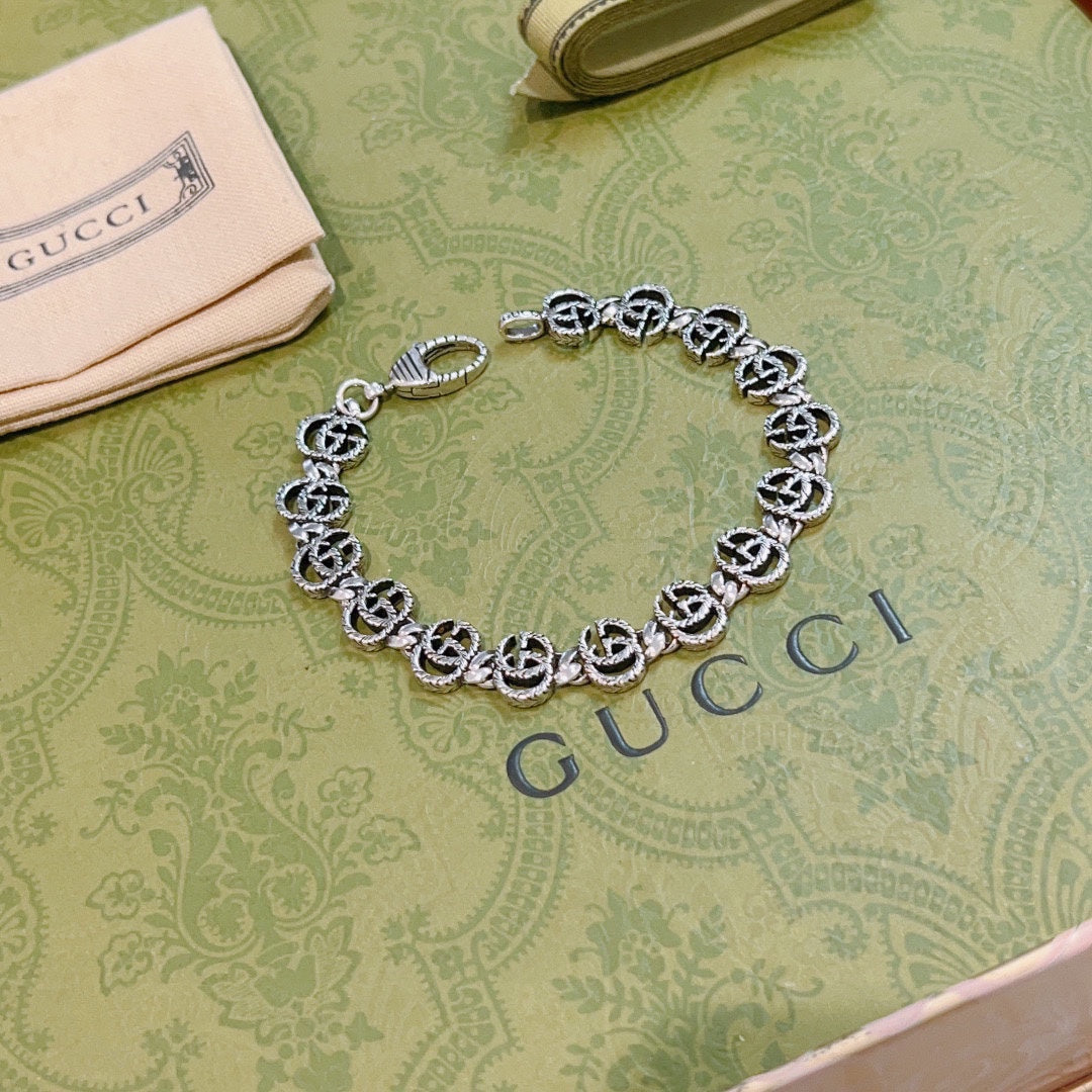 Double Gucci Interlocking Gucci Bracelet